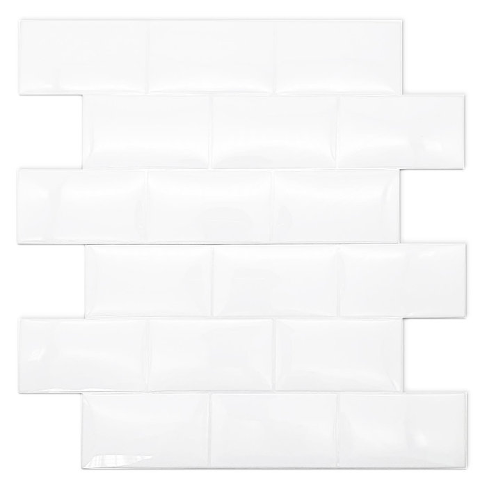 Walplus 6.1'' W x 12'' L PVC Peel and Stick Subway Tile Wayfair Canada
